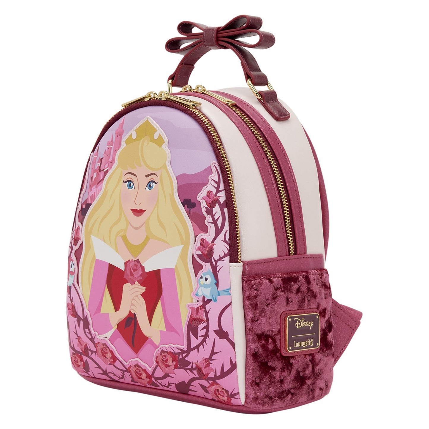Loungefly Sleeping Beauty Exclusive Princess Aurora Roses Mini Backpack