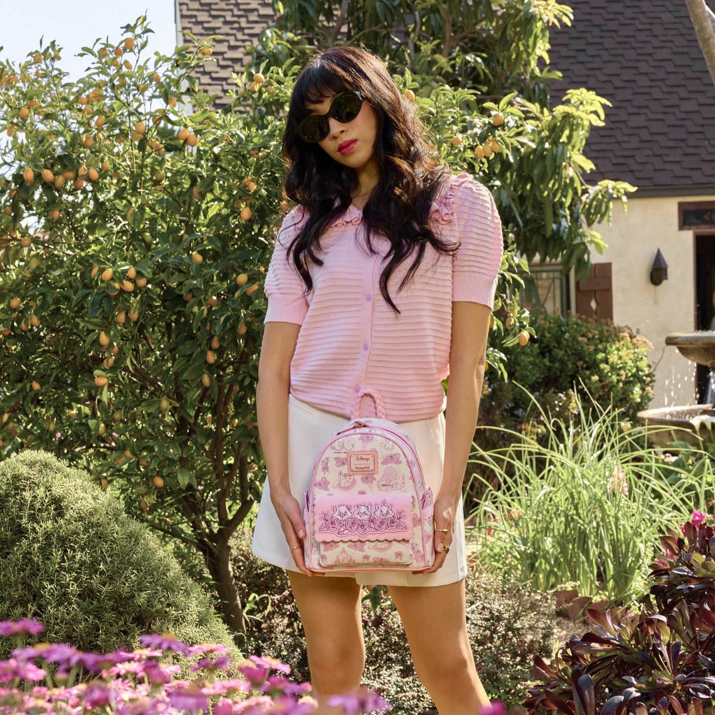 Loungefly The Aristocats Exclusive All-Over Print Mini Backpack