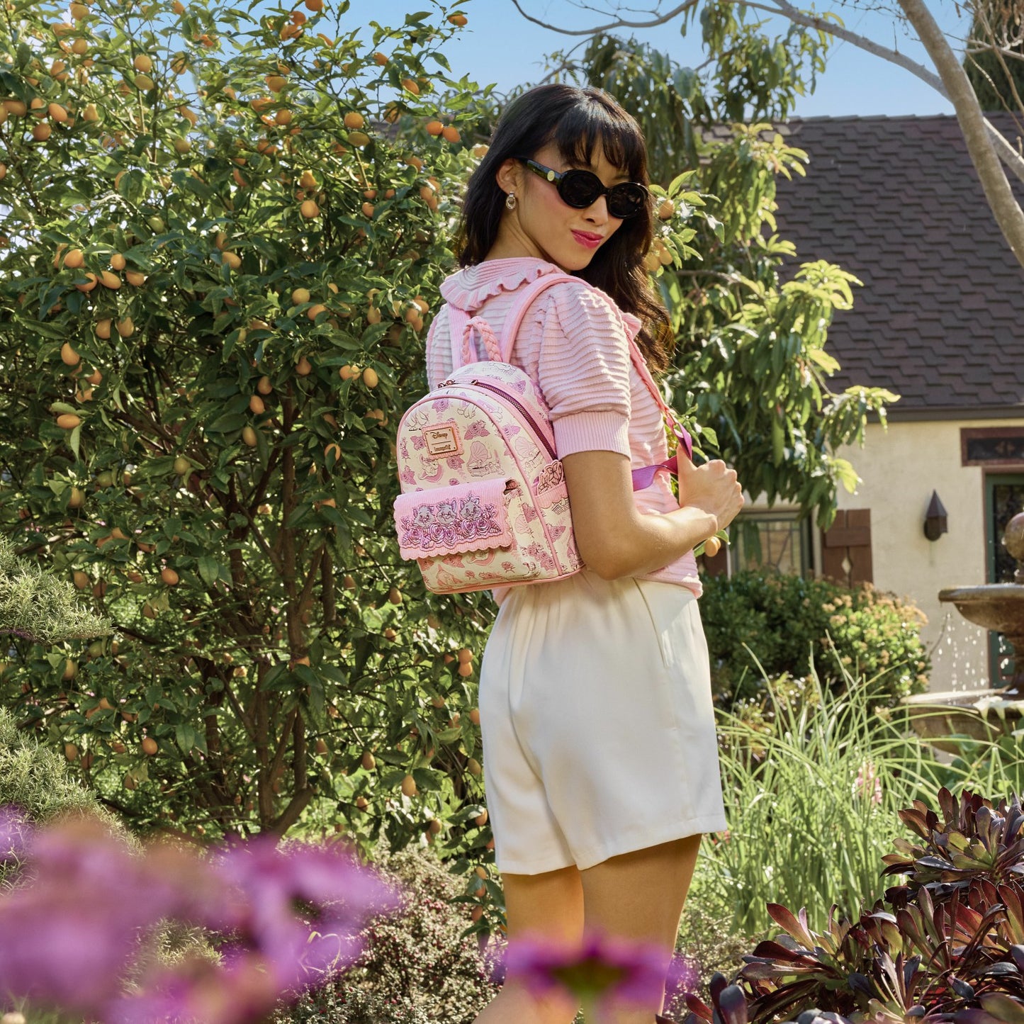 Loungefly The Aristocats Exclusive All-Over Print Mini Backpack