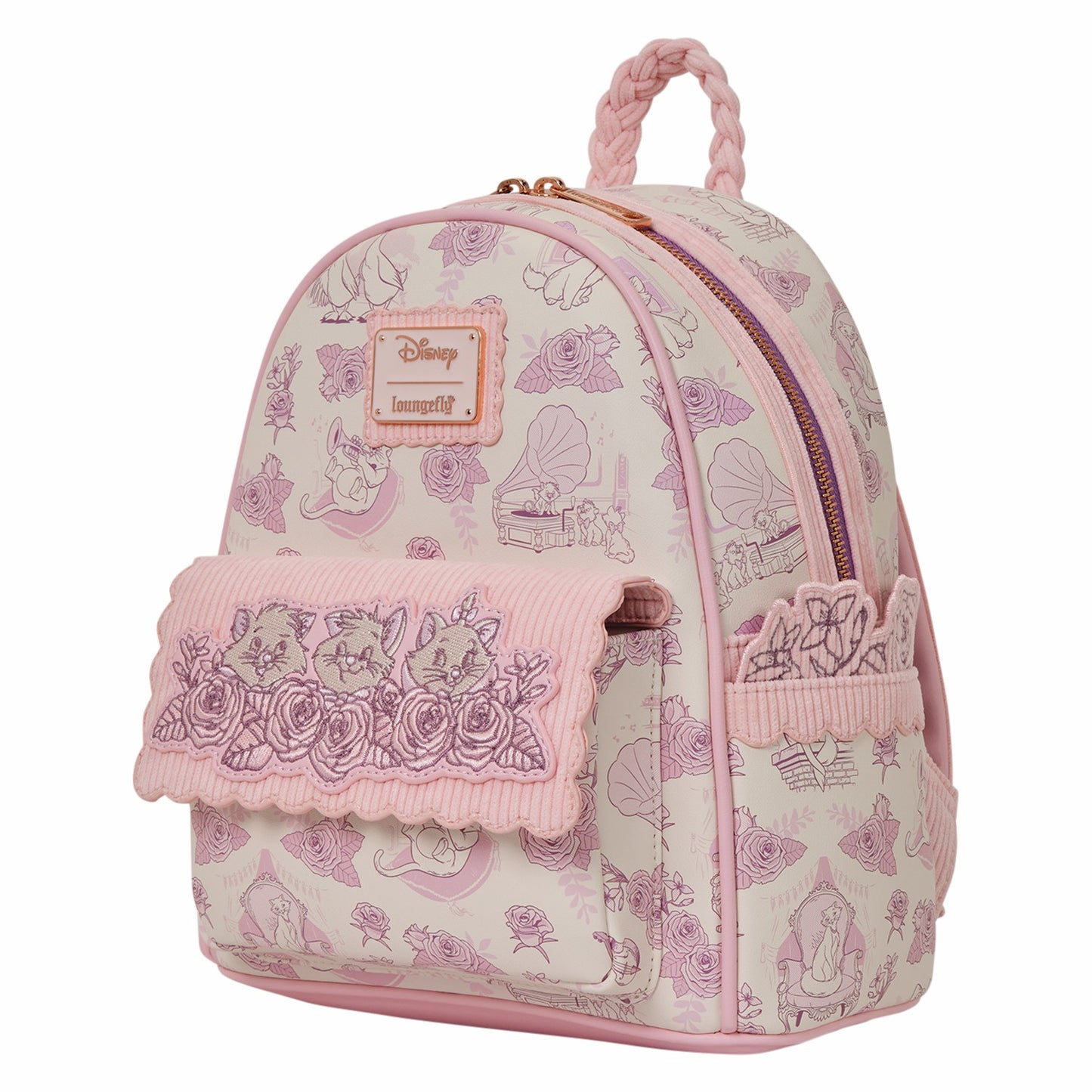 Loungefly The Aristocats Exclusive All-Over Print Mini Backpack