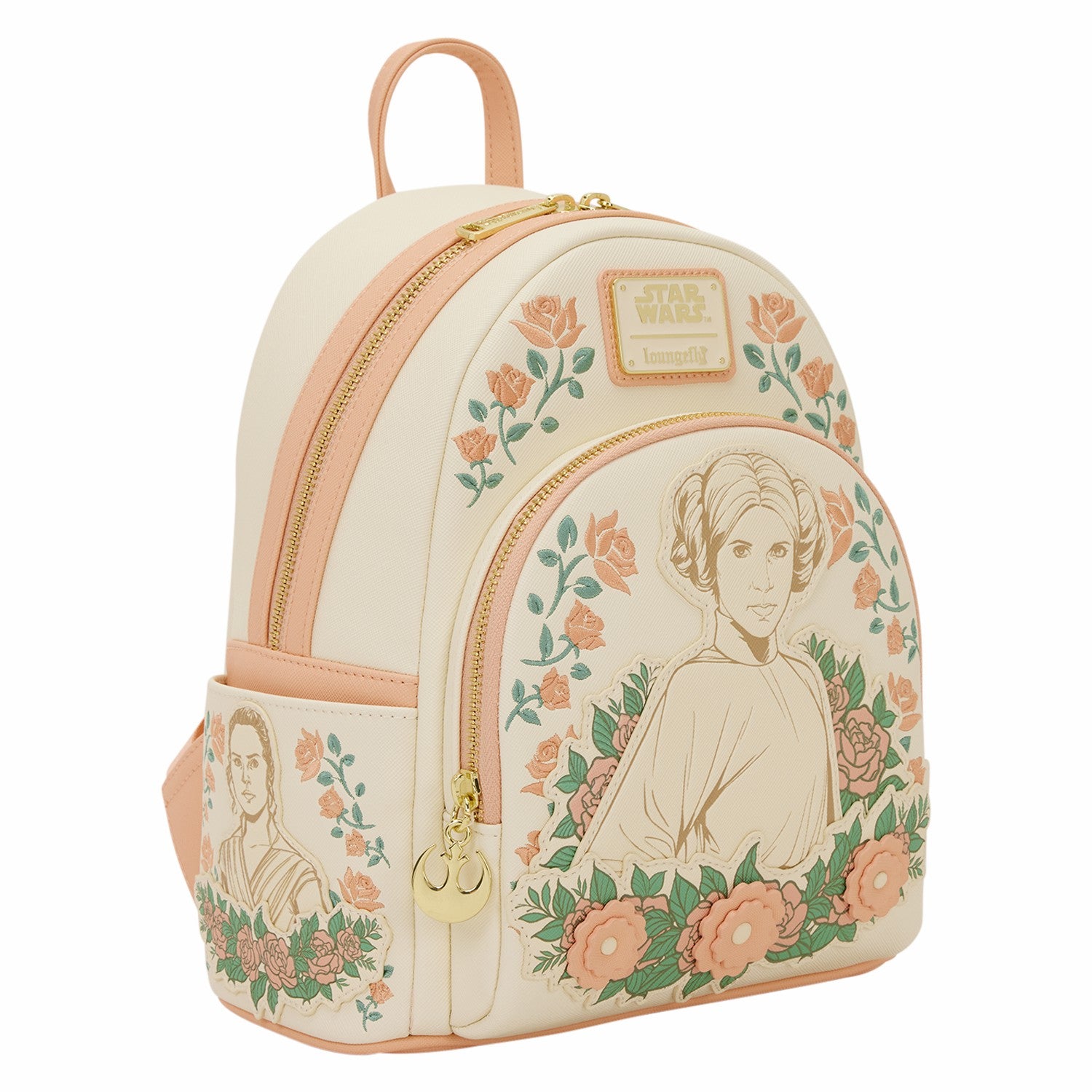 Loungefly STAR WARS™ Exclusive Leia, Rey, & Padmé Floral Mini Backpack