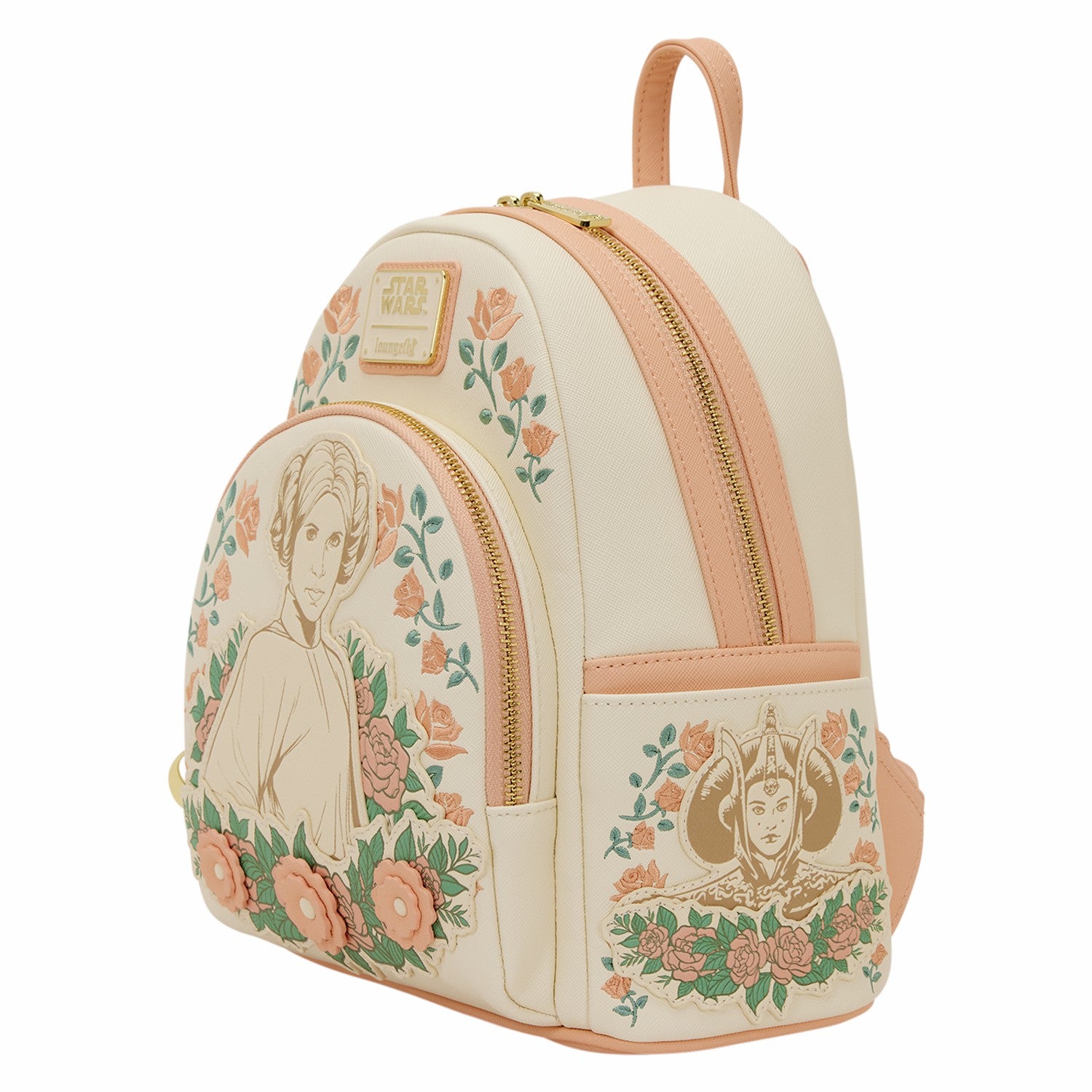Loungefly STAR WARS™ Exclusive Leia, Rey, & Padmé Floral Mini Backpack