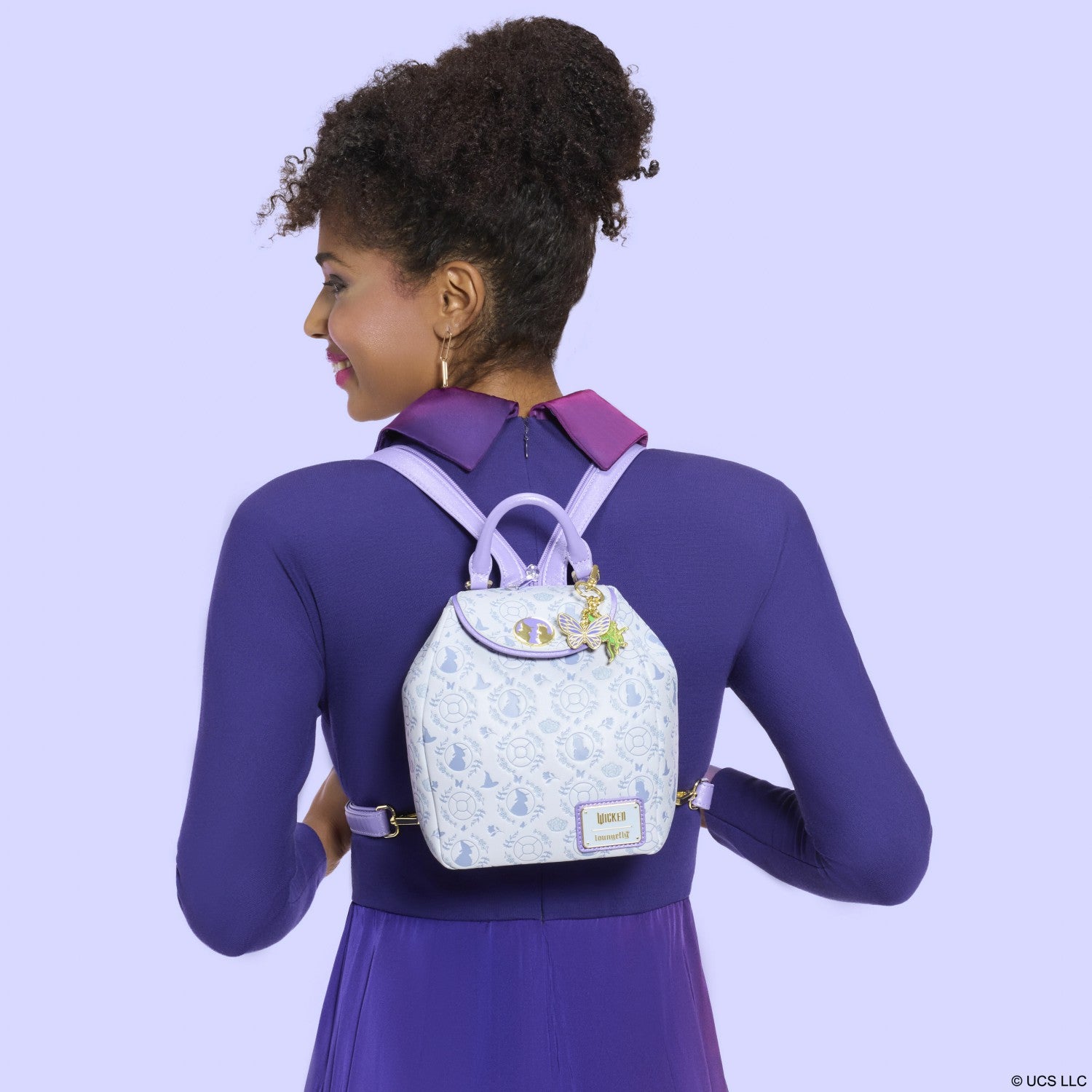 Loungefly Wicked All-Over Print Micro Mini Backpack