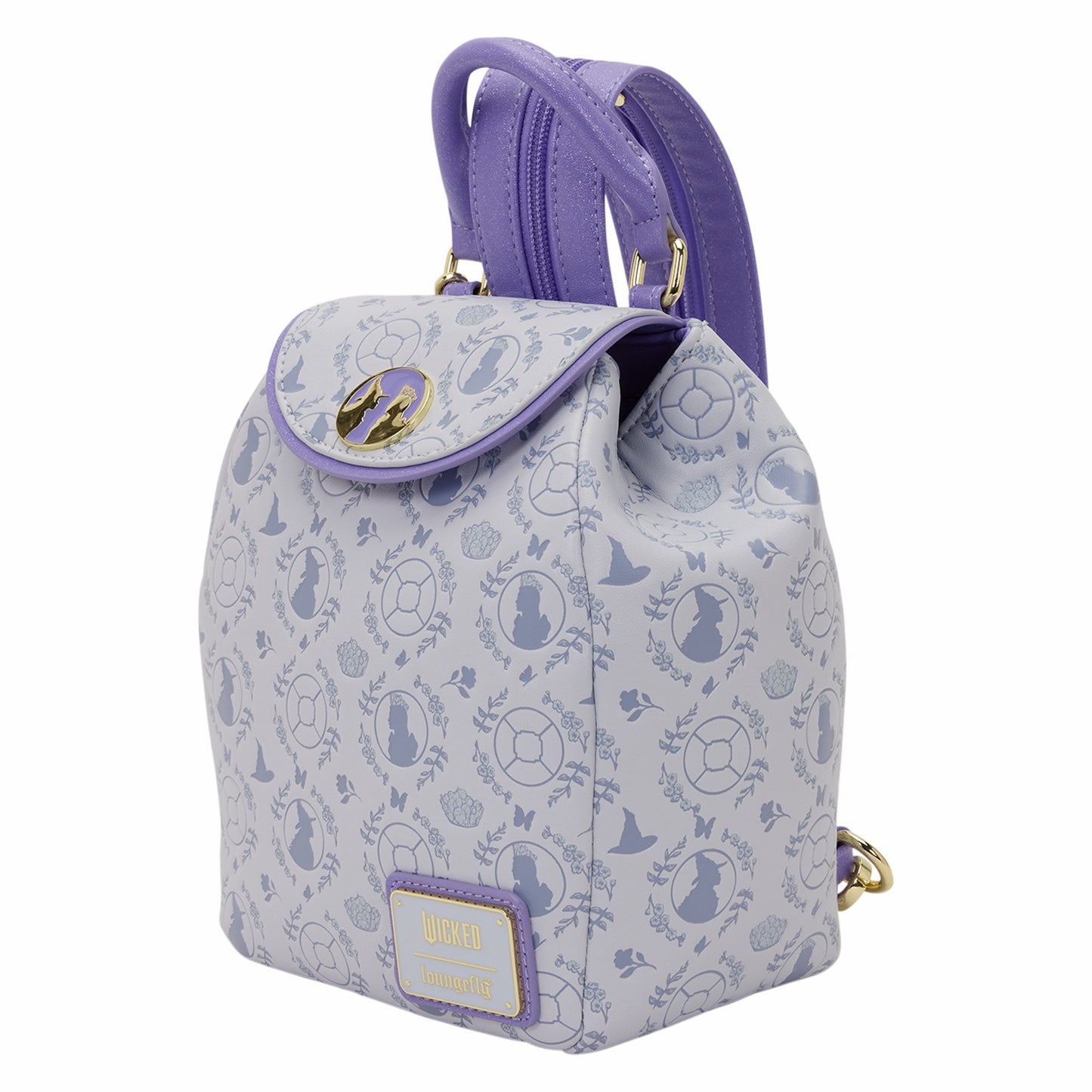 Loungefly Wicked All-Over Print Micro Mini Backpack