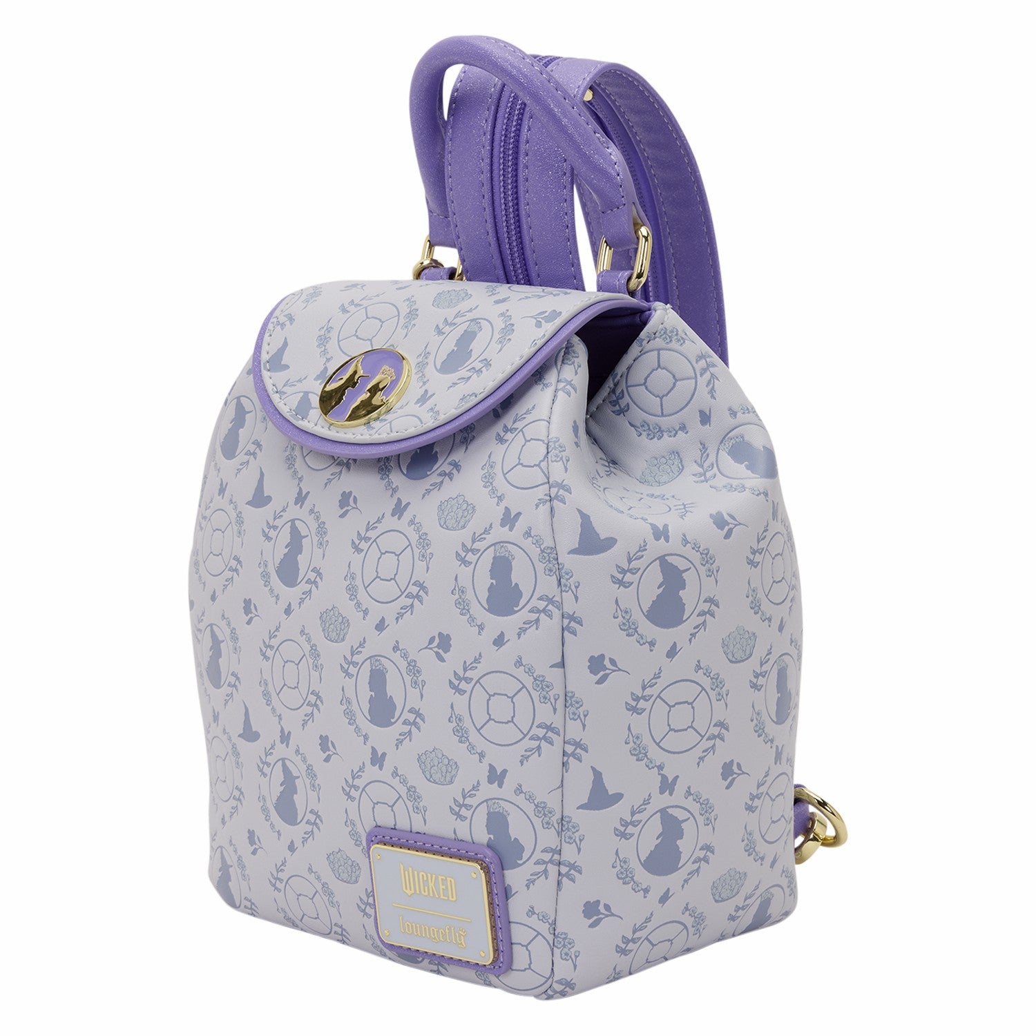 Loungefly Wicked All-Over Print Micro Mini Backpack