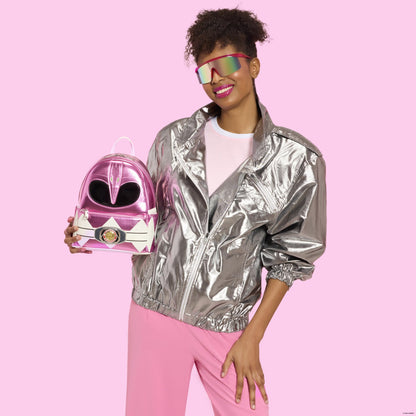 Loungefly Power Rangers Pink Ranger Cosplay Mini Backpack