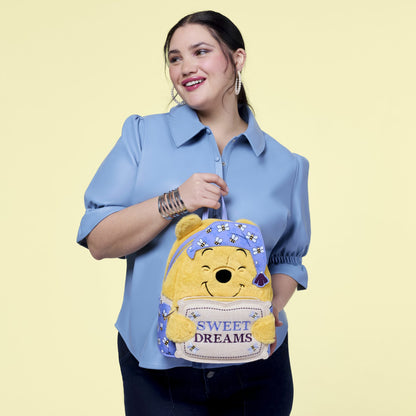 Loungefly Winnie the Pooh Exclusive Classic Bedtime Plush Cosplay Mini Backpack