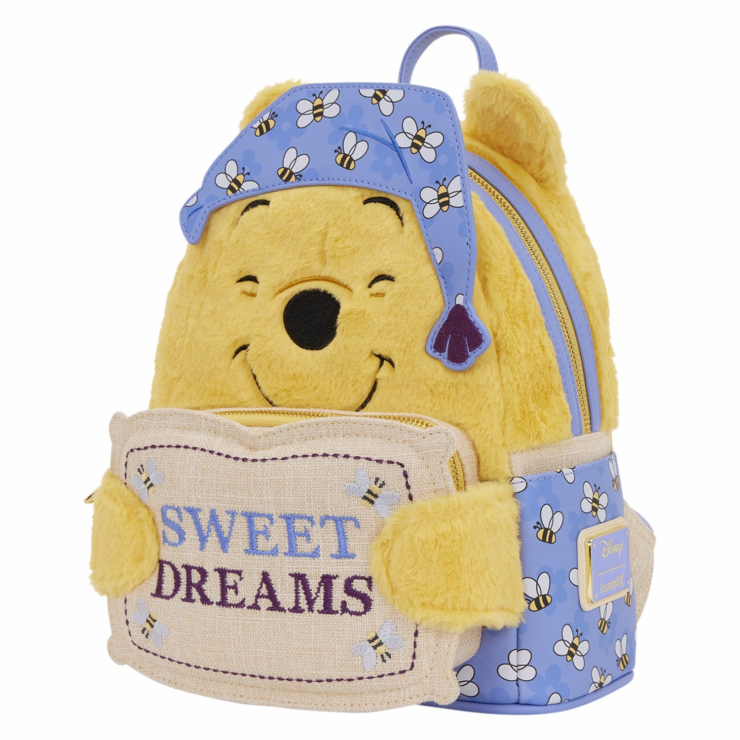 Loungefly Winnie the Pooh Exclusive Classic Bedtime Plush Cosplay Mini Backpack