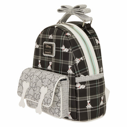 Loungefly 101 Dalmatians Exclusive Plaid Mini Backpack