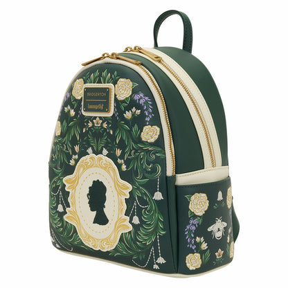 Loungefly Bridgerton Silhouette Floral Mini Backpack