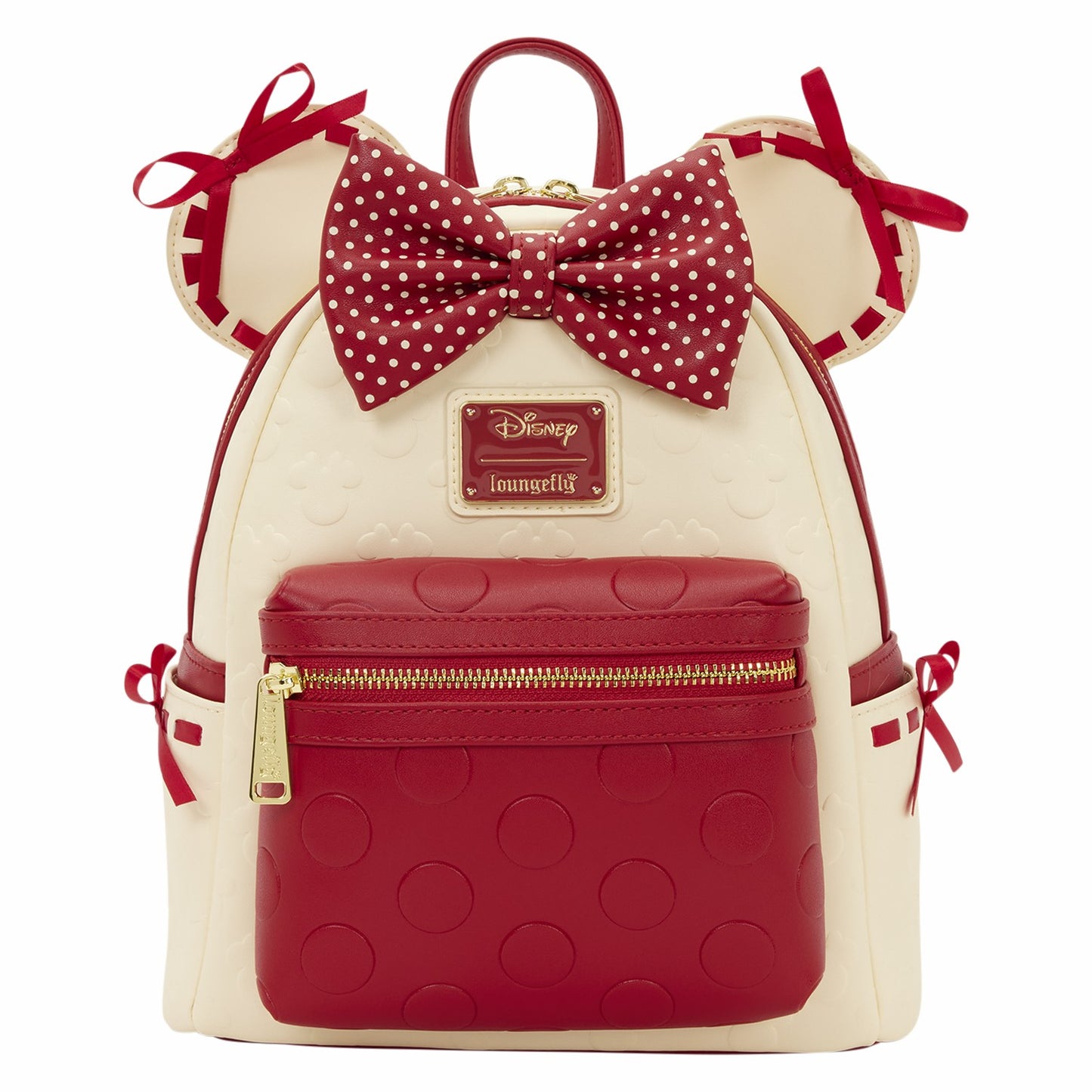 Loungefly Minnie Mouse Rocks the Dots Coquette Mini Backpack