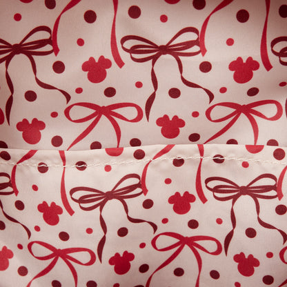 Loungefly Minnie Mouse Rocks the Dots Coquette Mini Backpack