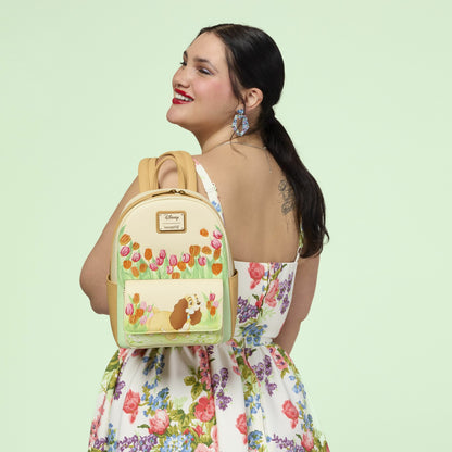 Loungefly Lady and the Tramp Pastel Tulip Mini Backpack
