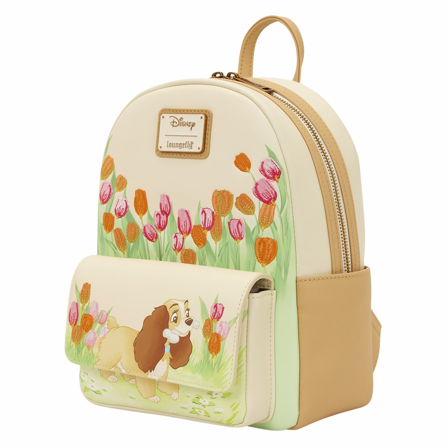 Loungefly Lady and the Tramp Pastel Tulip Mini Backpack