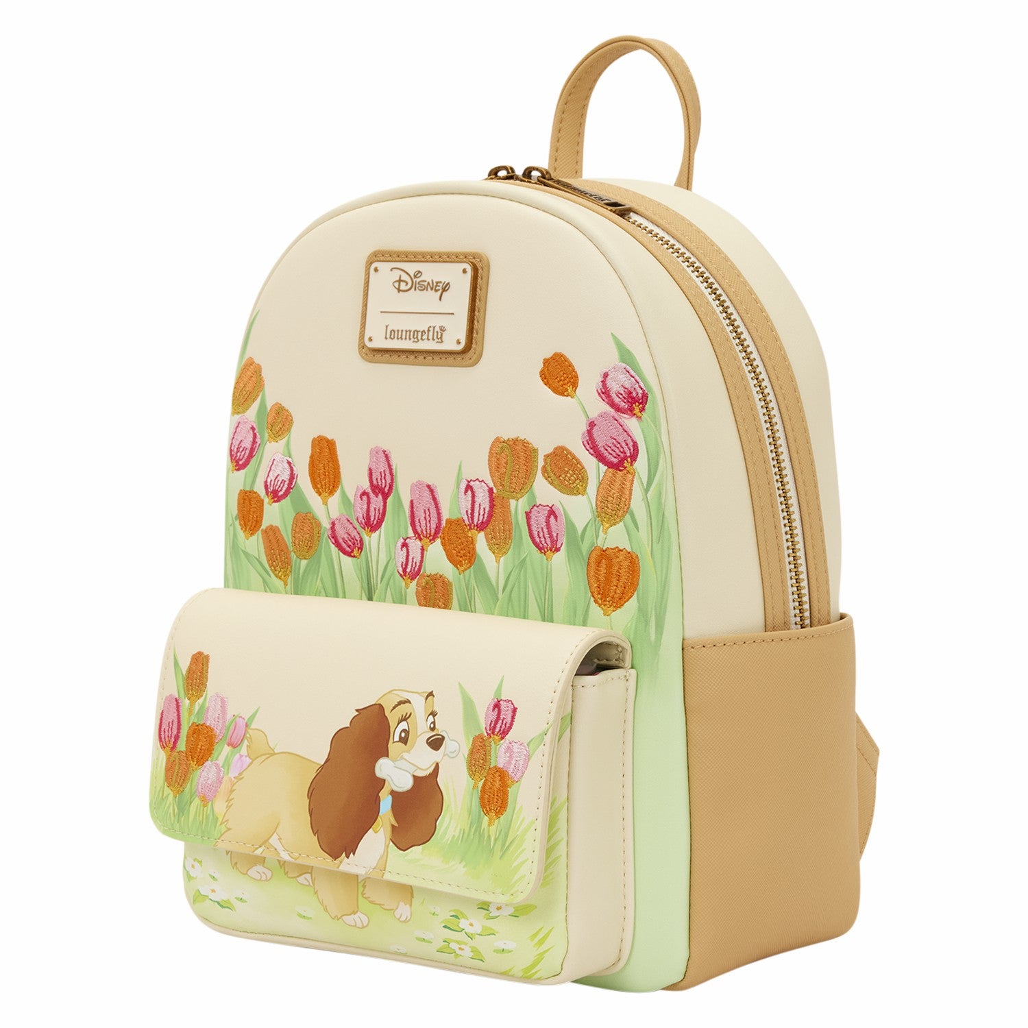 Loungefly Lady and the Tramp Pastel Tulip Mini Backpack
