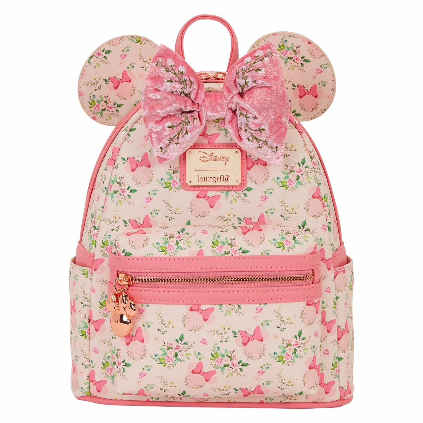 Loungefly Minnie Mouse Floral All-Over Print Mini Backpack