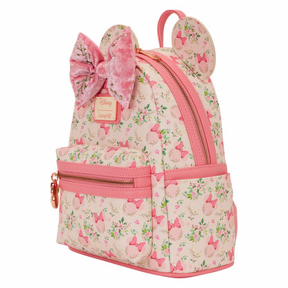 Loungefly Minnie Mouse Floral All-Over Print Mini Backpack