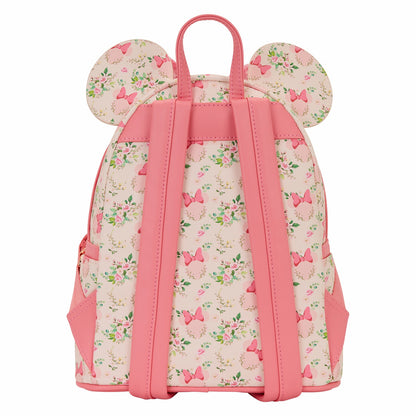 Loungefly Minnie Mouse Floral All-Over Print Mini Backpack