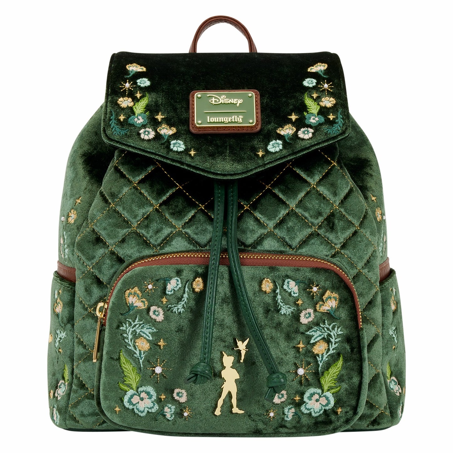 Loungefly Peter Pan Exclusive Quilted Texture Mini Backpack