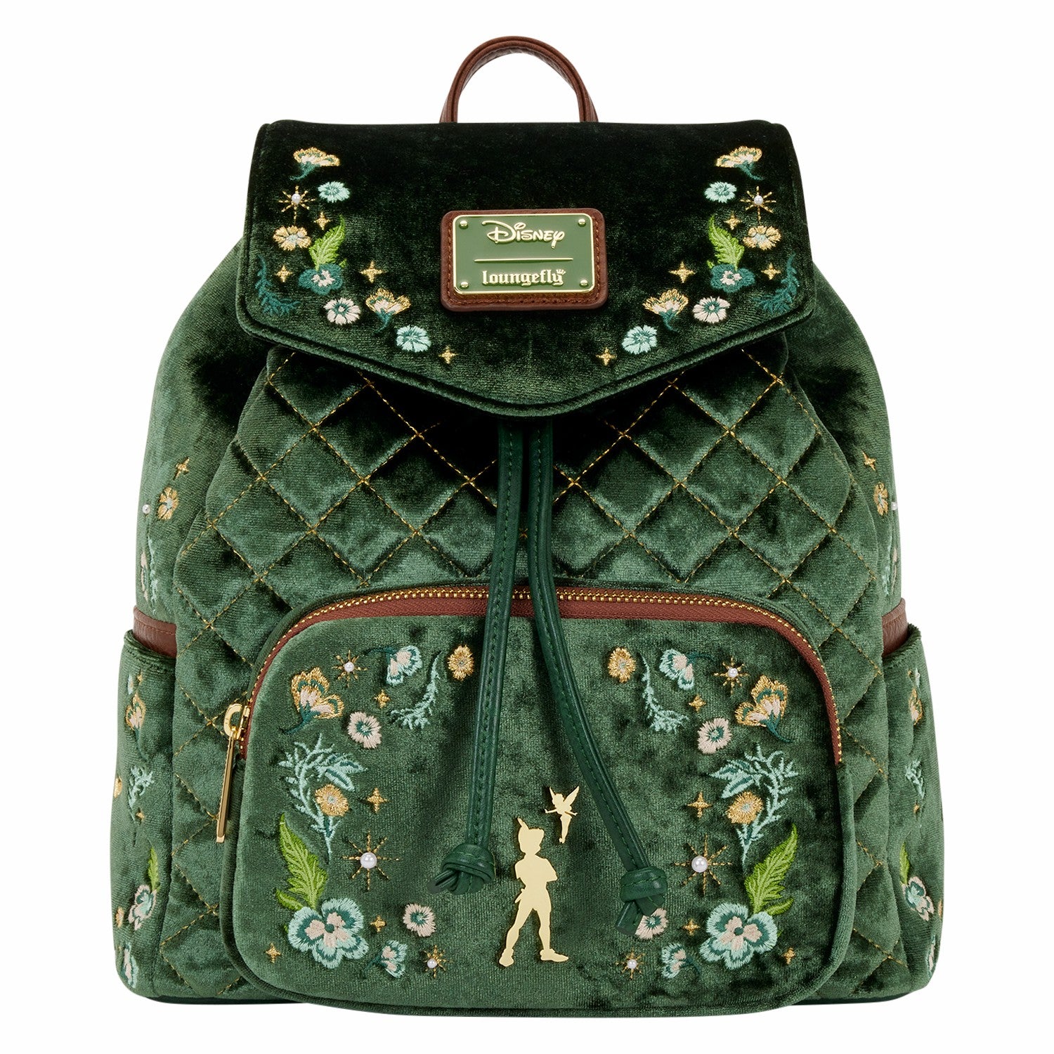 Loungefly Peter Pan Exclusive Quilted Texture Mini Backpack