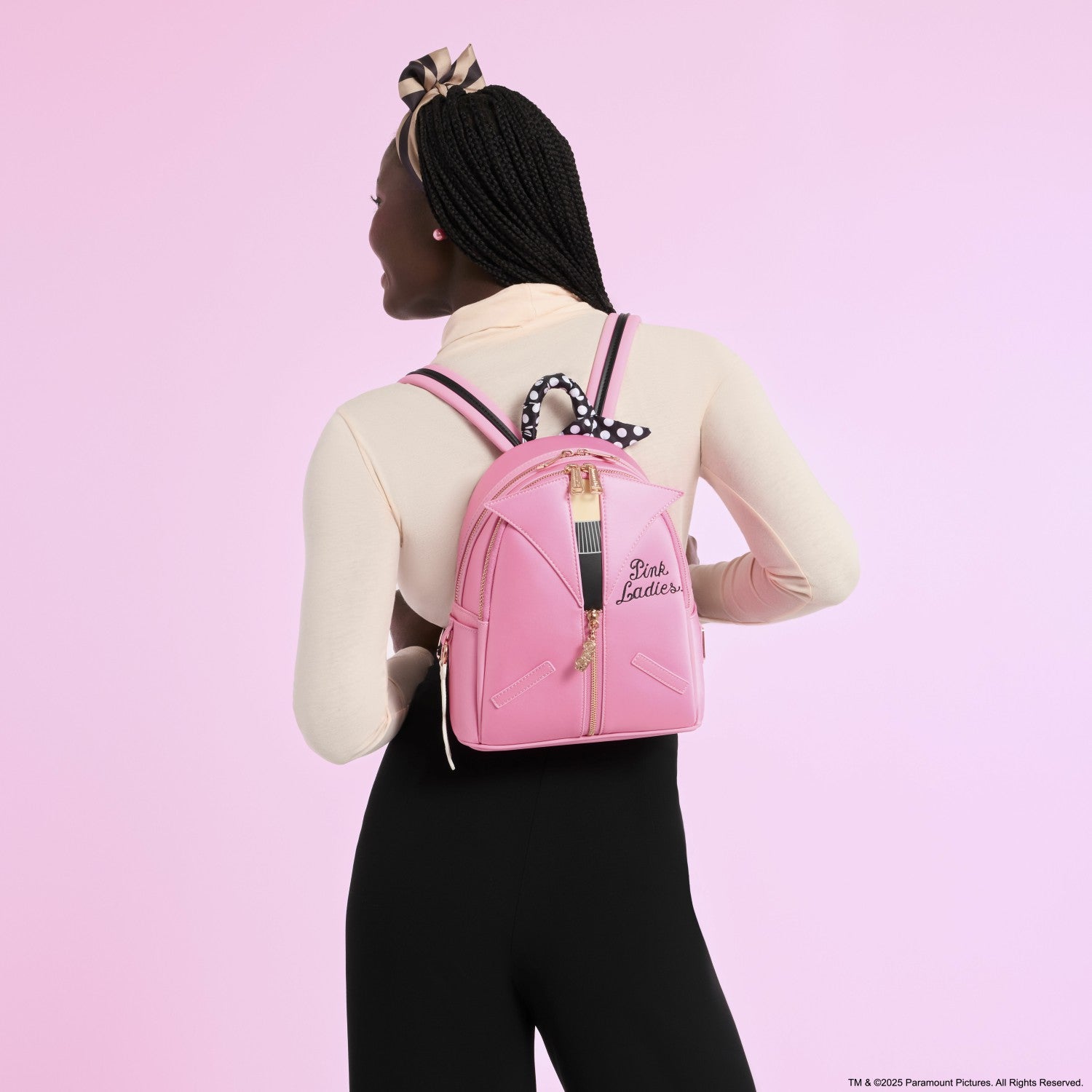 Loungefly Grease Exclusive Pink Ladies Cosplay Mini Backpack