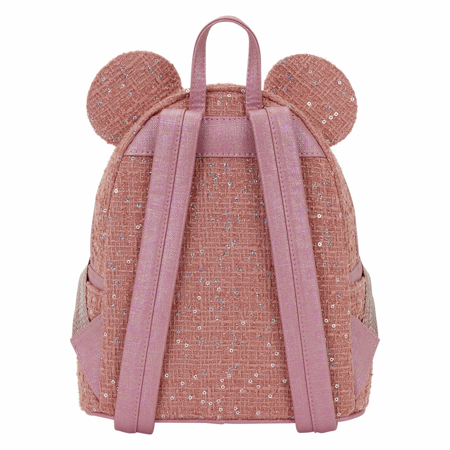 Loungefly Minnie Mouse Exclusive Glitter Tweed Mini Backpack