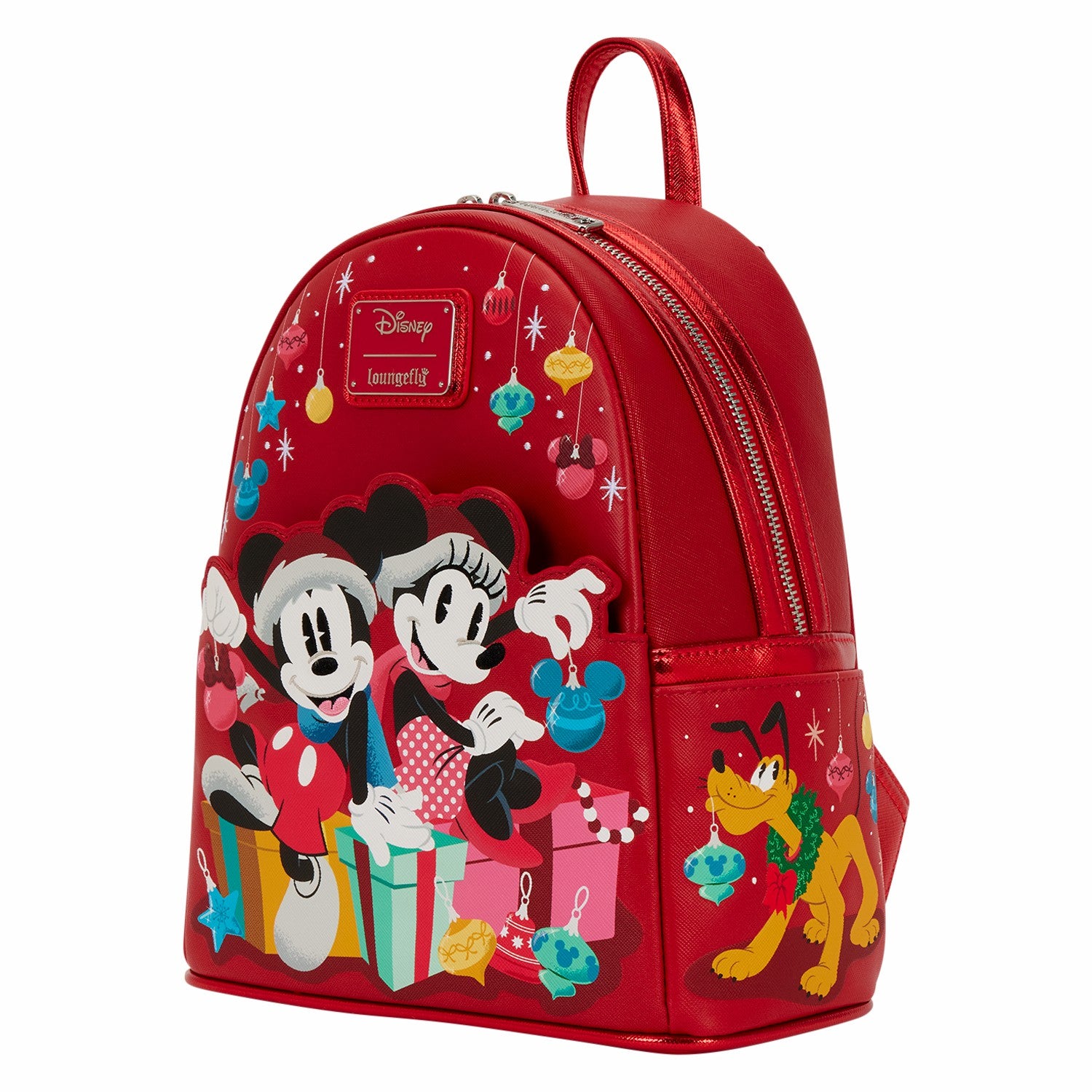 Loungefly Mickey & Friends Exclusive Holiday Ornaments Mini Backpack