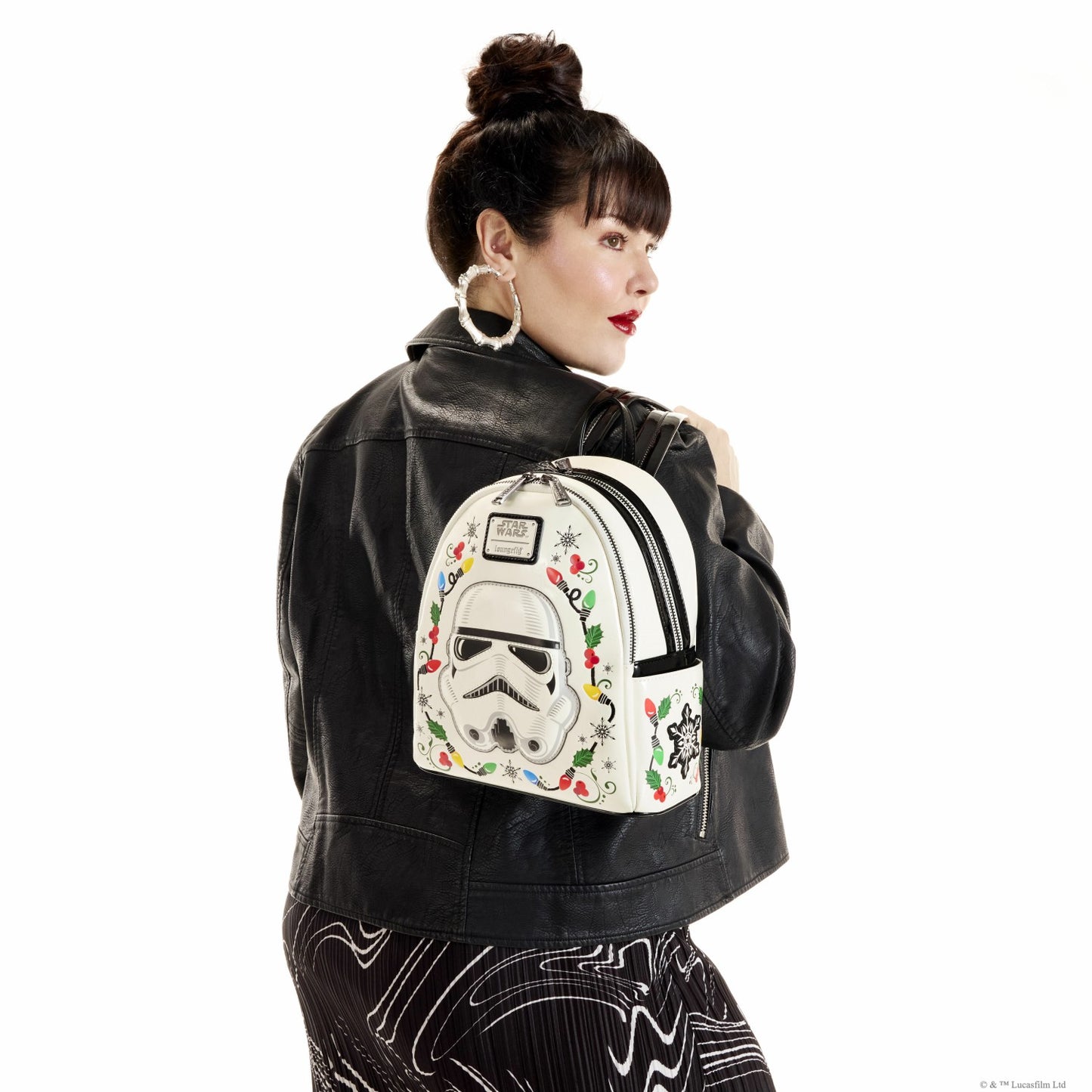 Loungefly STAR WARS™ Stormtrooper Cosplay String Lights Light-Up Mini Backpack