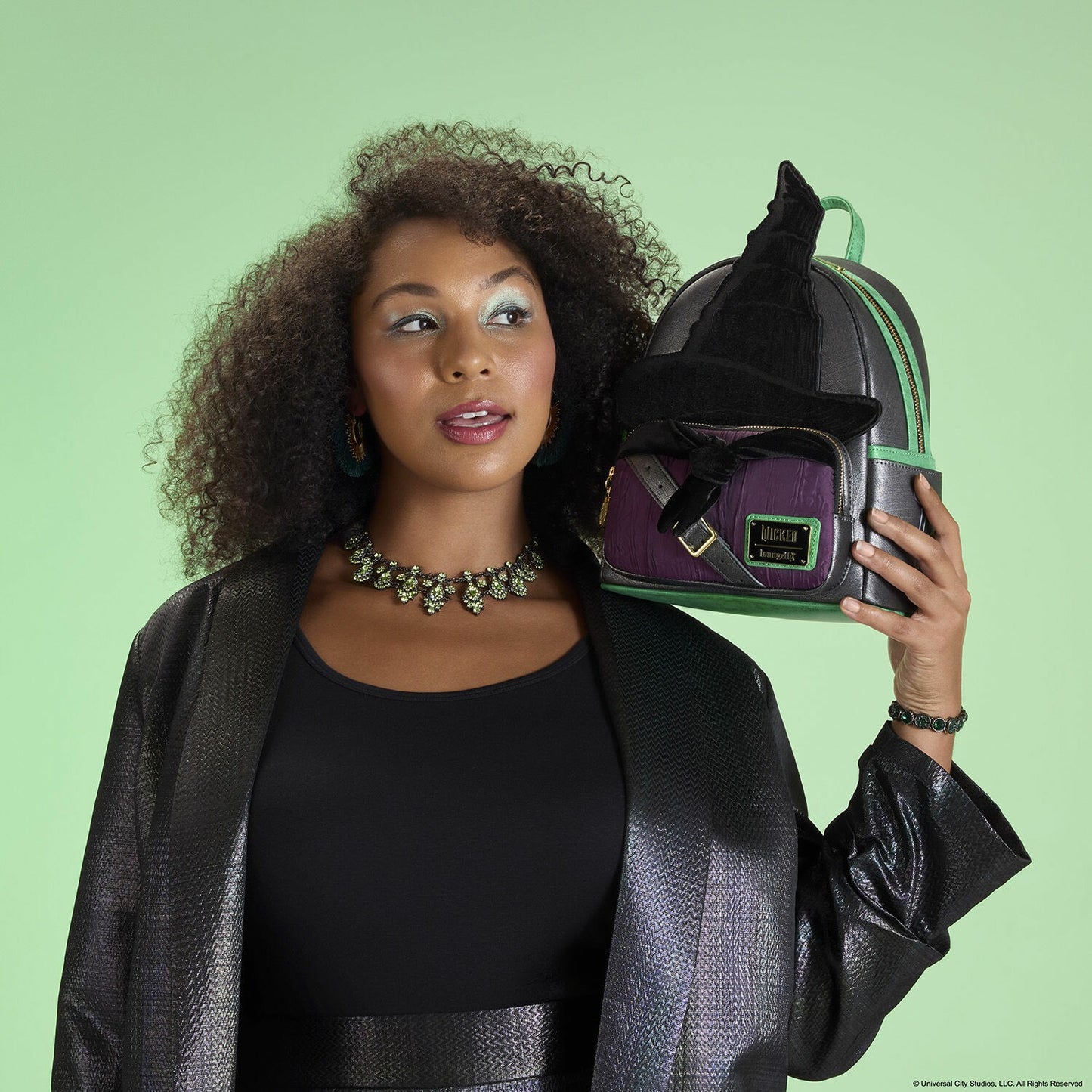 Loungefly Wicked: For Good Exclusive Elphaba Cosplay Mini Backpack