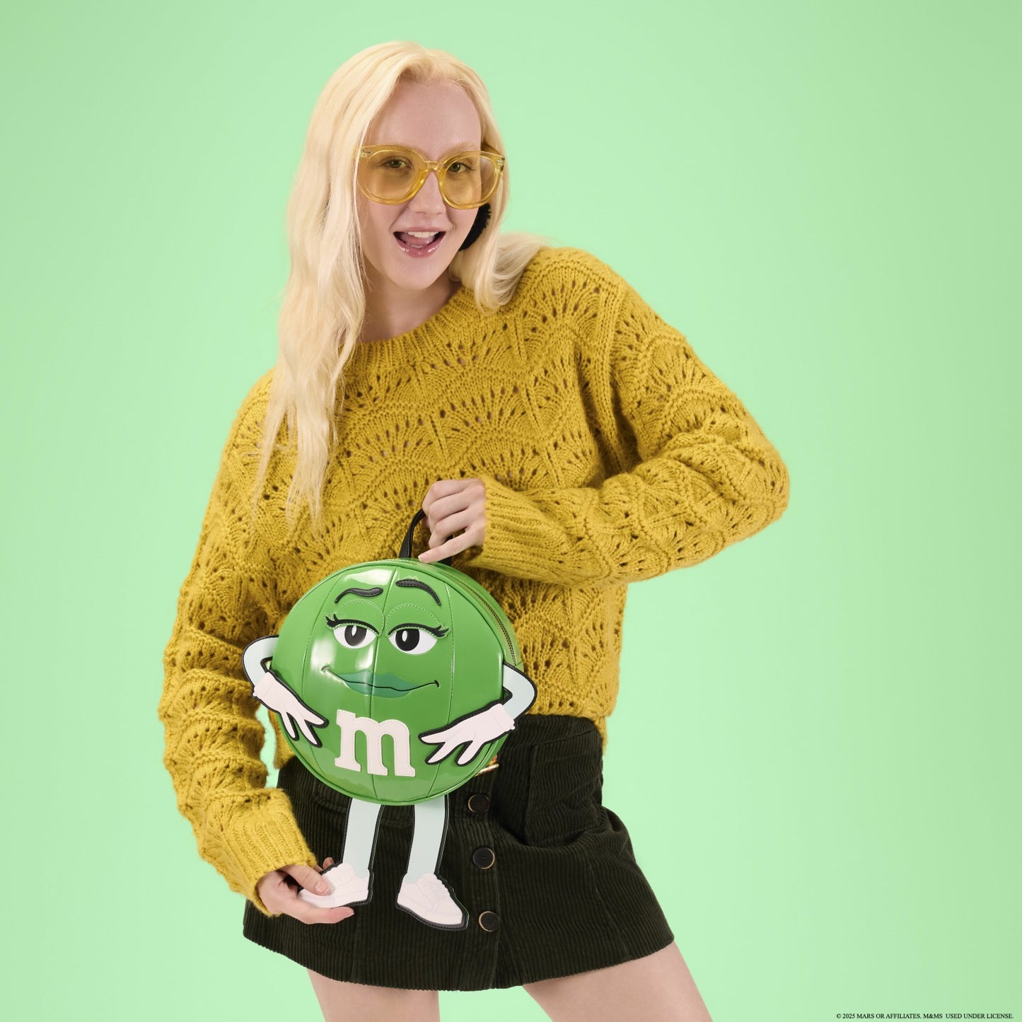 Loungefly Loungefly x M&M'S Green Character Cosplay Chocolate Scented Mini Backpack