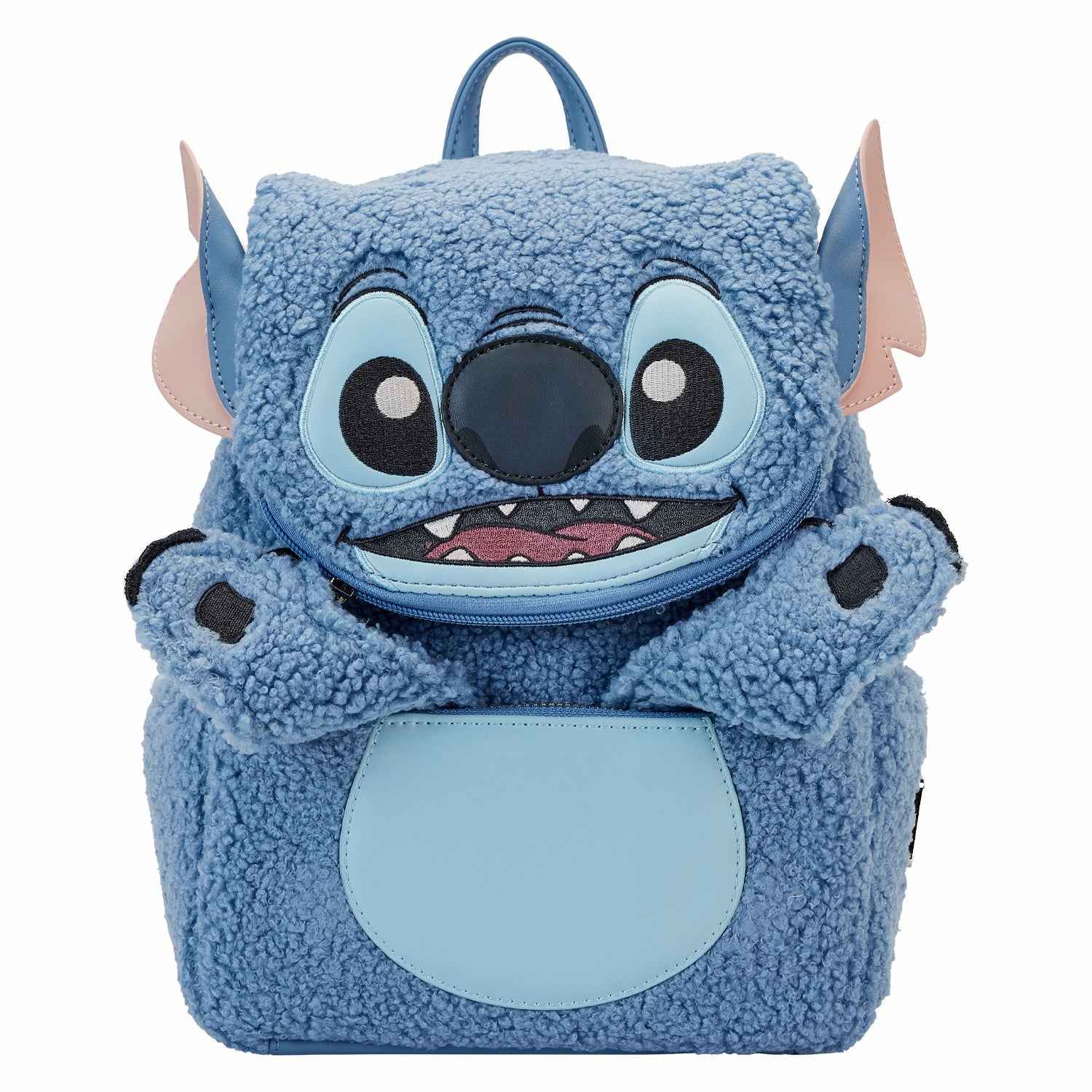 Loungefly Stitch Plush Sherpa Cosplay Mini Backpack