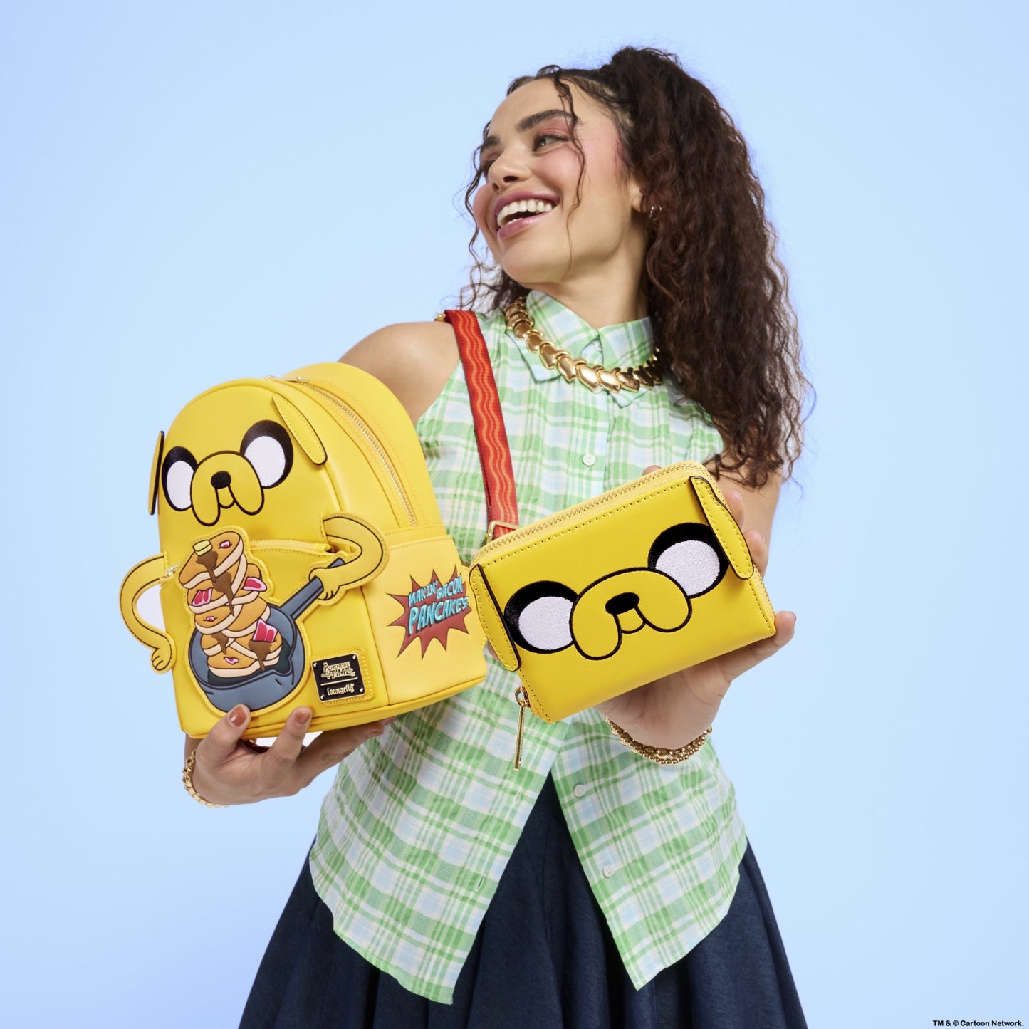 Loungefly Adventure Time Jake Cosplay Mini Backpack