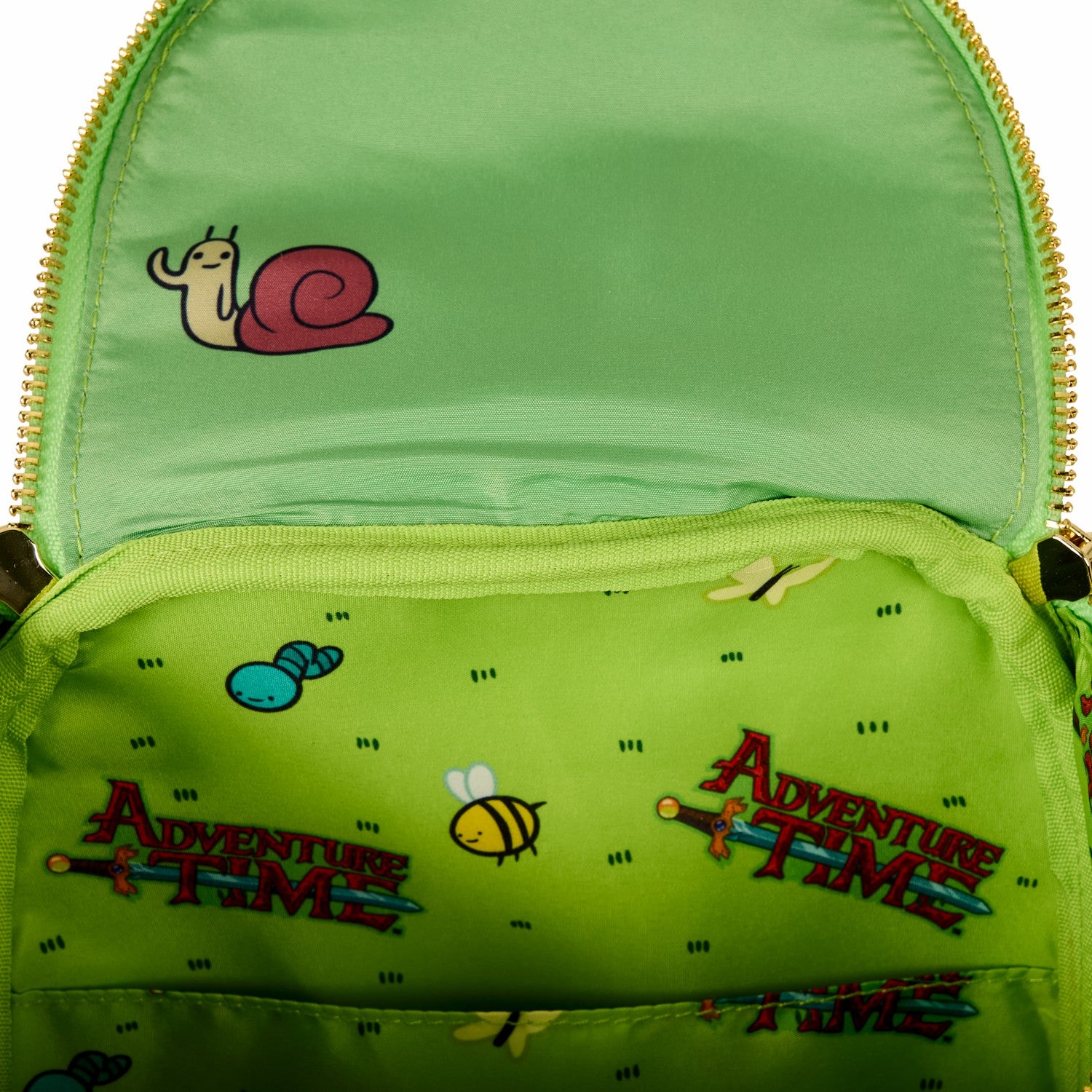 Loungefly Adventure Time Finn All-Over Print Mini Backpack