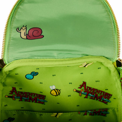 Loungefly Adventure Time Finn All-Over Print Mini Backpack