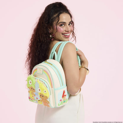 Loungefly Classic Good Luck Trolls Plush Glitter Mini Backpack