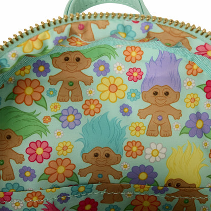 Loungefly Classic Good Luck Trolls Plush Glitter Mini Backpack