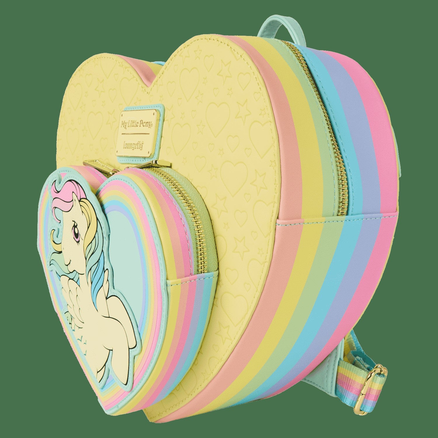 Loungefly My Little Pony Exclusive Sky Dancer Heart Shaped Figural Mini Backpack