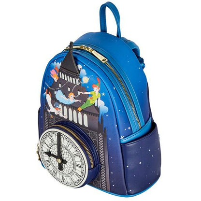 Loungefly Peter Pan Clock Glow in the Dark Mini Backpack
