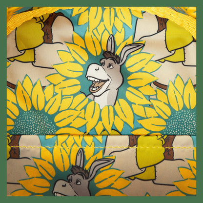 Loungefly Shrek & Donkey Sunflower Field Mini Backpack