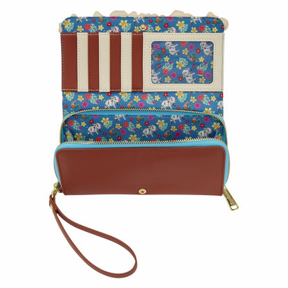 Loungefly Moana Live Action Floral Wristlet Wallet