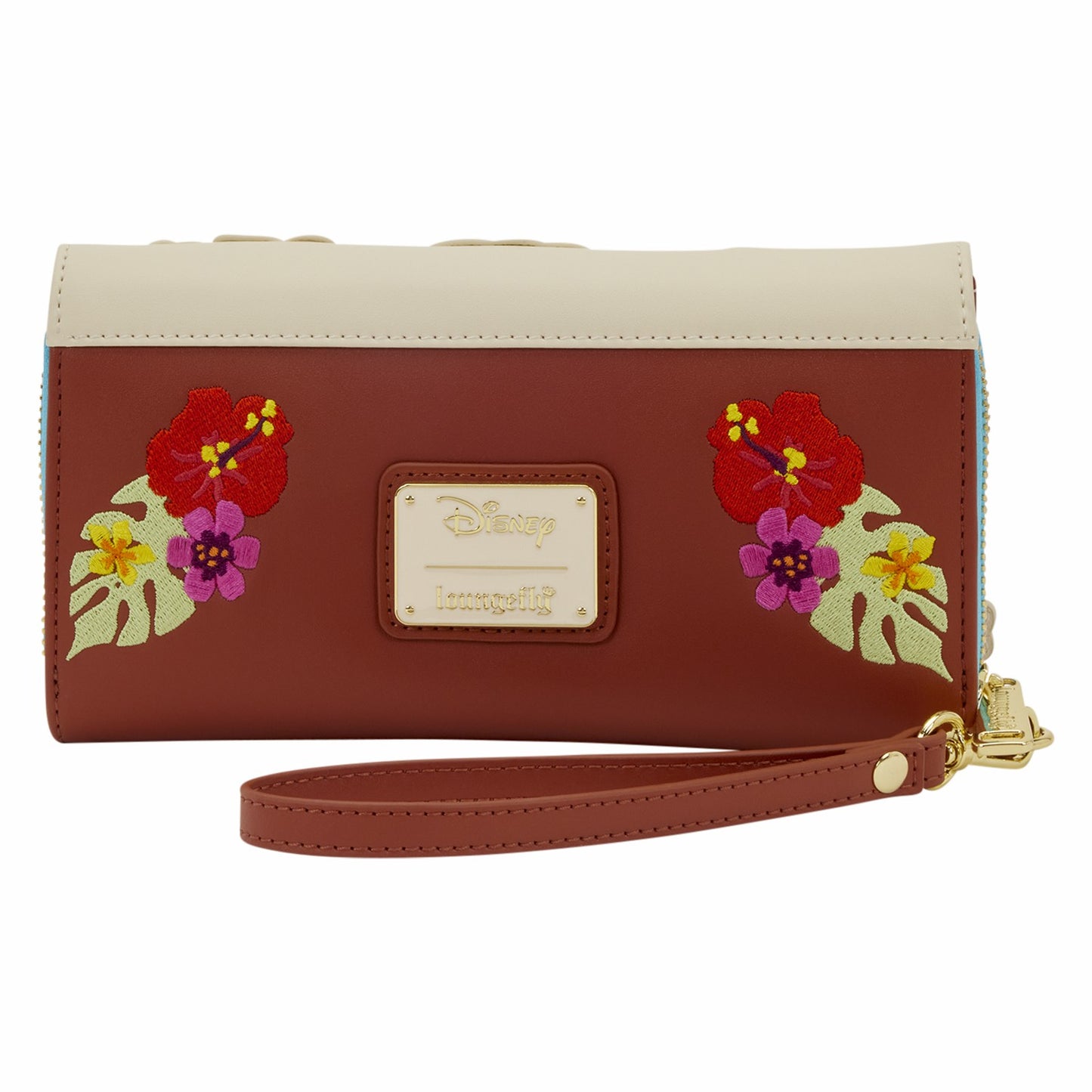 Loungefly Moana Live Action Floral Wristlet Wallet