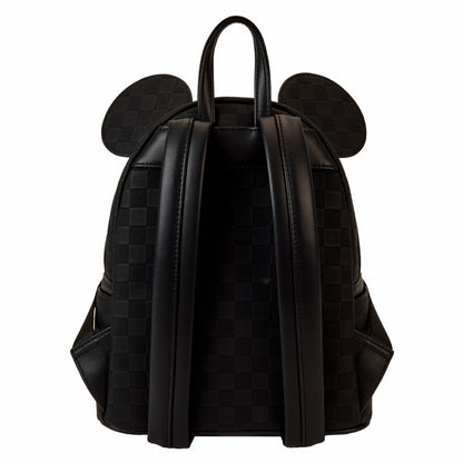 Loungefly Mickey Mouse Checkered Texture Mini Backpack