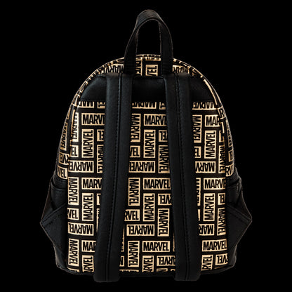 Loungefly Marvel 85th Anniversary All-Over Print Logo Mini Backpack