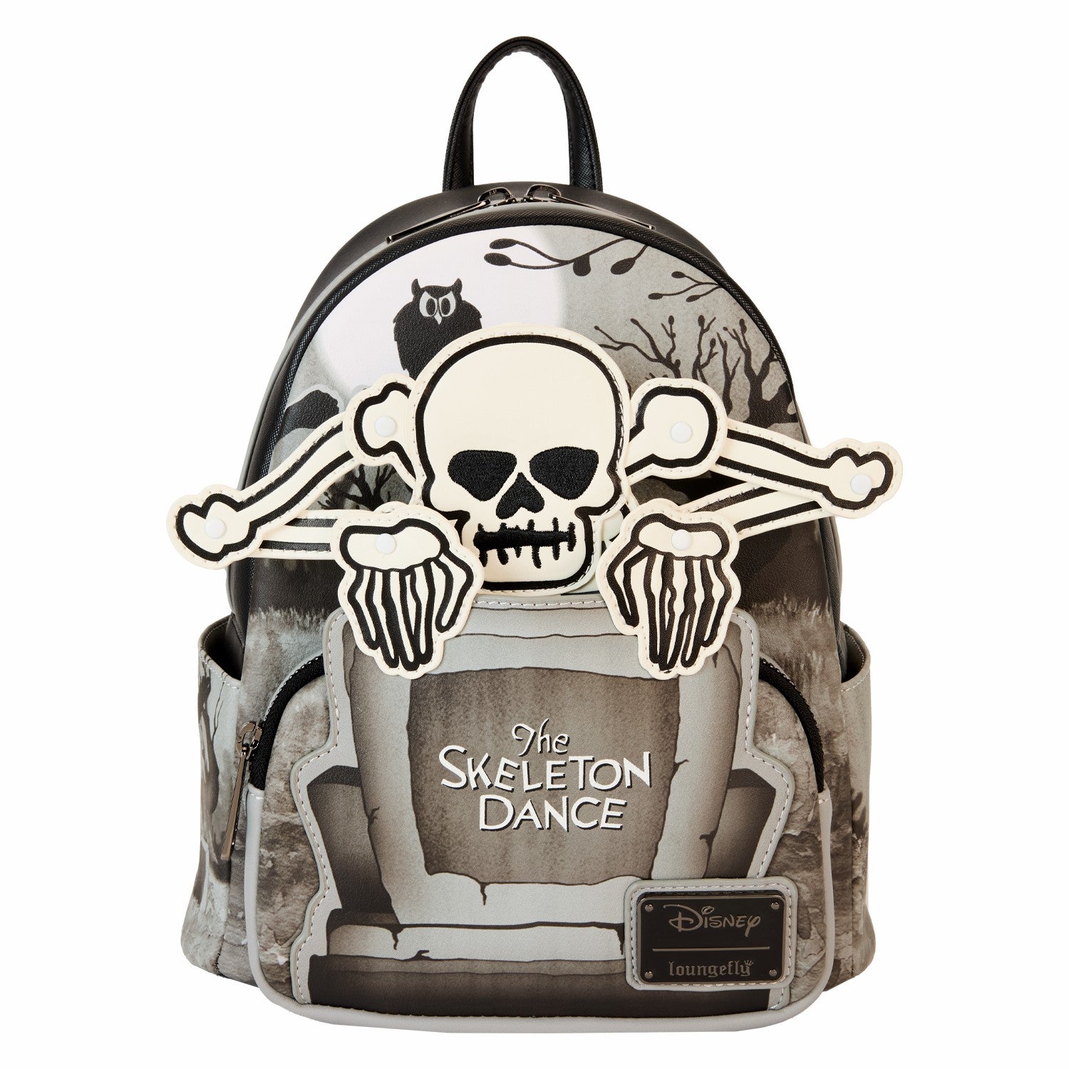 Loungefly The Skeleton Dance 95th Anniversary Glow Mini Backpack
