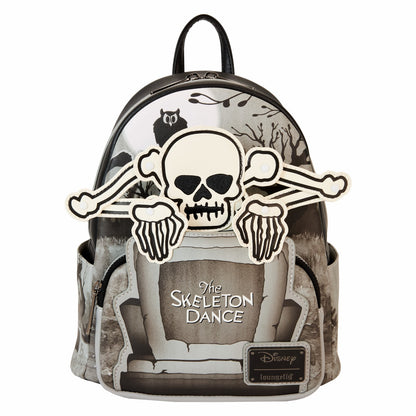 Loungefly The Skeleton Dance 95th Anniversary Glow Mini Backpack