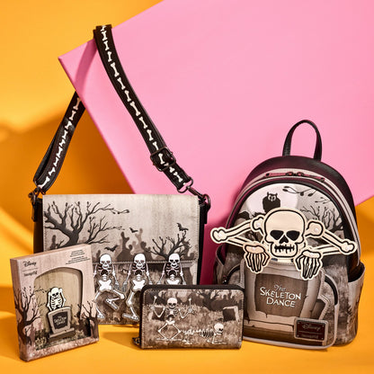 Loungefly The Skeleton Dance 95th Anniversary Glow Mini Backpack