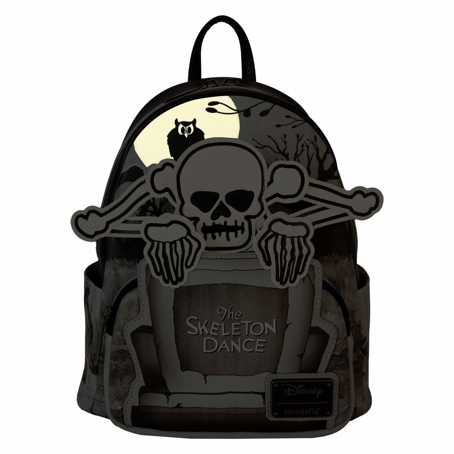 Loungefly The Skeleton Dance 95th Anniversary Glow Mini Backpack