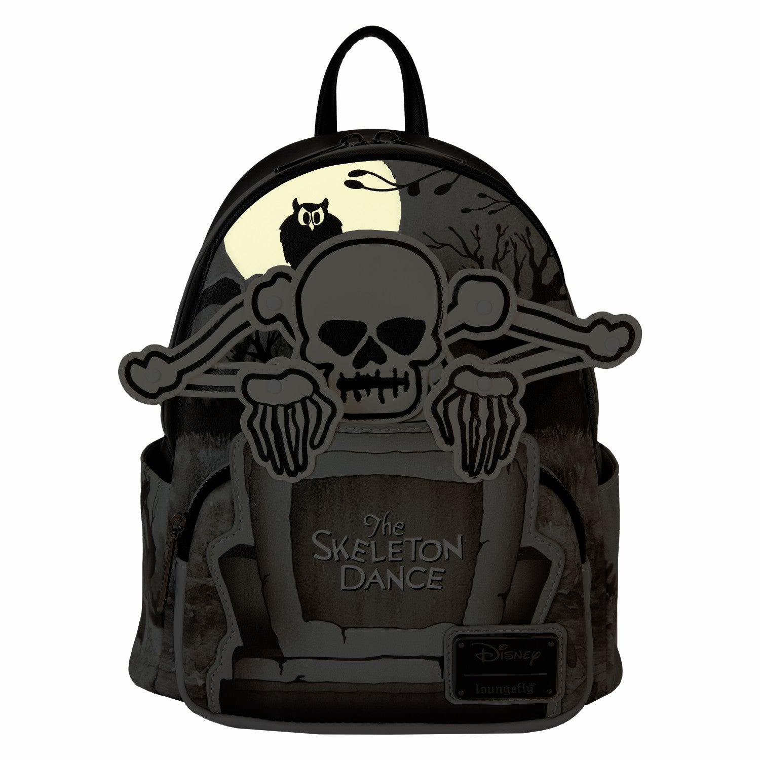 Loungefly The Skeleton Dance 95th Anniversary Glow Mini Backpack