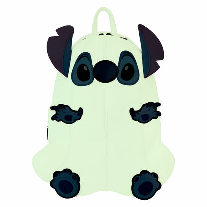 Loungefly Stitch Ghost Costume Figural Glow Mini Backpack