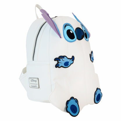 Loungefly Stitch Ghost Costume Figural Glow Mini Backpack